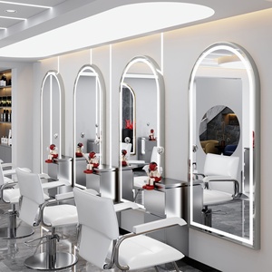 Modern Salon Furniture LED <b>Lighting</b> Wholesale Factory Price Multi-Style Makeup Hair Salon Beauty <b>Mirror</b> Hotel Bedroom <b>Bathroom</b> - Product Image 1
