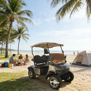 Carrito de Golf Eléctrico de Alto Rendimiento para 2 Personas, Motor de 60V 5KW, Alta Velocidad, Duradero, para Campos de Golf y Uso Comercial - Product Image 1