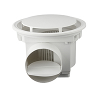 Ventilateur d'extraction de plafond rond de 10 pouces à haut débit d'air (380 m³/h), conduit de 150 mm, moteur en cuivre pur à faible bruit pour grandes salles de bain et hôtels