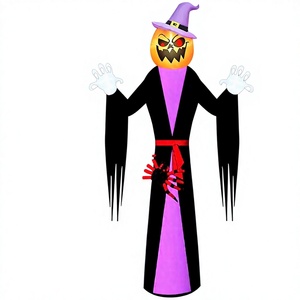 Citrouille Gonflable Professionnelle pour Décoration d'Halloween, Grande Citrouille <span class=keywords><strong>Fantôme</strong></span> pour Événements Extérieurs, Fêtes, Maisons Hantées, Publicité (ODM) - Product Image 1