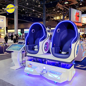 Simulateur d'intérieur multi-jeux <span class=keywords><strong>VR</strong></span> chaise à œufs de réalité virtuelle équipement de tir spatial pour aéroports centres commerciaux parcs d'aventure - Product Image 4