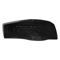 Boîte latérale ST en fibre de carbone pour moto, partie inférieure du corps, finition brillante forgée, compatible avec Harley Touring Road Glide 2014-2023