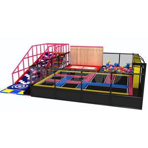Parque de trampolín interior profesional con obstáculos Ninja y <span class=keywords><strong>cama</strong></span> <span class=keywords><strong>elástica</strong></span> para <span class=keywords><strong>fitness</strong></span> y diversión para niños y adultos - Product Image 1