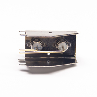 Connecteur RF à angle droit 75 ohms, assemblage coaxial BNC 2 broches