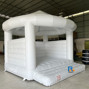 Château gonflable commercial en PVC blanc, grand <span class=keywords><strong>espace</strong></span> de saut <span class=keywords><strong>pour</strong></span> enfants et adultes, <span class=keywords><strong>location</strong></span> <span class=keywords><strong>pour</strong></span> mariage et fête d'<span class=keywords><strong>anniversaire</strong></span> - Product Image 4