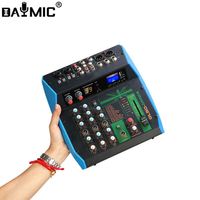 Console de mixage audio numérique AOEHN Small Dj Controller 99DSP 2Stereo 48V Interact Live Record