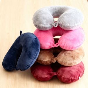 XDH172 Hot Selling Adjustable Comfortable Removable Cover <b>Memory</b> Foam U-Shape Airplane Nap Pillows Neck Support Travel Pillow - Product Image 6