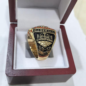 Anillos de Campeonato Nacional de Béisbol de Tennessee 2024, Chapados en Oro, Aleación de Alta Calidad, Joyería Fina para Hombre - Product Image 3