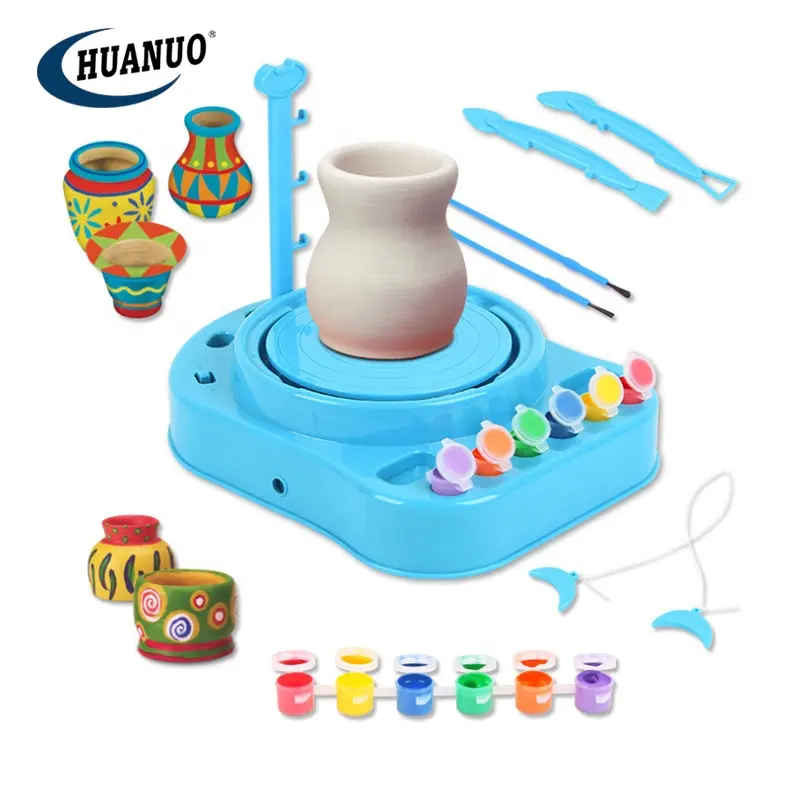 AMAZON教育用着色玩具クラフトキットアーティストスタジオセラミックマシンセラミック陶器ホイールキット
