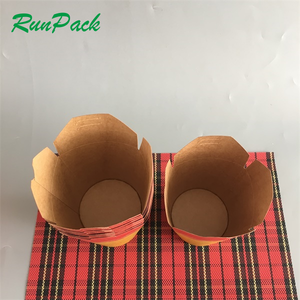 Boîte ronde 16oz 26oz 32oz, emballage personnalisé de bonne qualité, paquet de tasses de nouilles, bol de riz frit en papier jetable, <span class=keywords><strong>livraison</strong></span> à emporter 10 pièces - Product Image 4