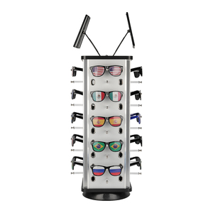 Présentoir rotatif de gros pour lunettes de soleil carrées de haute qualité BY7024 avec miroir pour l'affichage des lunettes - En vente - Product Image 1