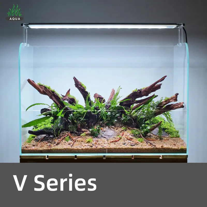 Heißer Verkauf WOCHE AQUA V900 WRGB Hohe Helligkeit Voll spektrum LED Aquarium Licht Timing Dimmen für wasser gepflanzte 90cm Aquarium