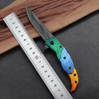 Couteau pliant de survie Hongrui 2026, nouveau design, acier 3Cr13, couteau de camping pliant de poche avec manche en alliage d'aluminium