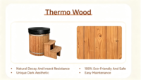 Baignoire d'immersion multifonctionnelle en bois et acier inoxydable, bain froid personnalisable, vente directe d'usine