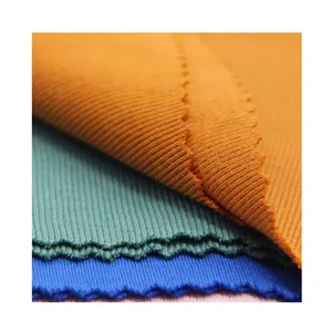 供应商和制造商罗纹Hacci织物棉弹力织物氨纶针织倦怠针织40s罗纹针织库存精梳