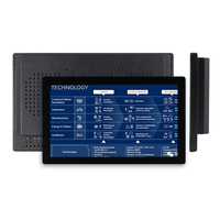 PC industriel 13,3 pouces, écran tactile capacitif étanche IP65, moniteur X86 Windows pour la commande d'automatisation industrielle, en stock