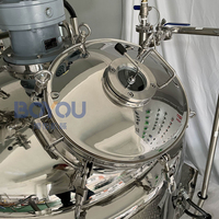 Homogénéisateur mélangeur sous vide à chauffage vapeur 500L 1000L 2000L 3000 litres, réservoir de conditionnement, lotion, machine d'homogénéisation