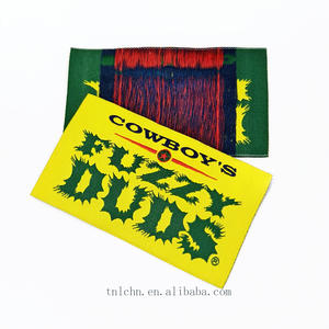 Étiquette tissée haute densité <span class=keywords><strong>nom</strong></span> de marque personnalisé Logo vêtement Textile cou étiquettes tissées étiquettes pour vêtements - Product Image 6