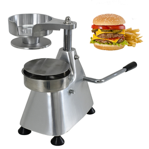 Prensa Manual para Hamburguesas de Acero Inoxidable 304 Comercial, Máquina para Hacer Hamburguesas de Alta Resistencia para Restaurante, Camión de Comida - Product Image 2