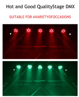 Éclairage de scène professionnel plat Dmx Led 54*3w RGBW 4 en 1 Zoom Par peut faire la fête avec barre Ktv effet éclairage