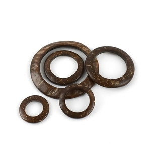 Deepeel CN206 15-50mm DIY Sewing Garment Accessories <strong>Coconut</strong> Ring Concentric Ring <strong>Coconut</strong> <strong>Shell</strong> <strong>Button</strong> Wooden Decorate <strong>Buttons</strong> - Product Image 4