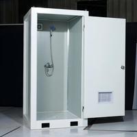 Module de toilettes intégré préfabriqué pour l'extérieur – Cabine sanitaire publique temporaire pour chantiers