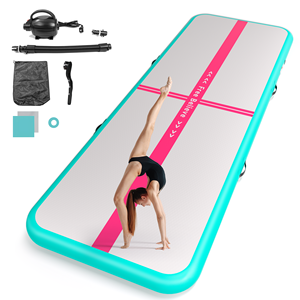 FBsport Colchoneta Inflable Personalizada de 3m, 5m, 6m, 10m, 12m, 15m para Gimnasia, Colchoneta de Aire para Tumbling, Set de Rodillos, <span class=keywords><strong>Mini</strong></span> Colchoneta de Gimnasia Inflable Económica - Product Image 5