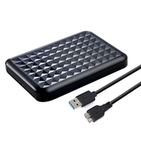 Disque dur externe portable SSD de bureau 500 Go 1 To 2 To 3 To 4 To avec capacité de 80 Go, boîtier métallique, occasion