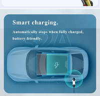 Nuevo Cargador de Pared para Vehículos Eléctricos con Diseño Compacto, 7.4kW, Indicador LED, Fácil de Transportar, Carga en Viajes por Carretera, Proyectos OEM, Compra al por Mayor, UE