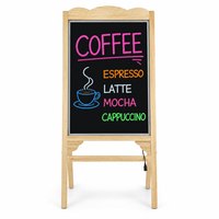 Tableau d'écriture LED lumineux RGB effaçable, panneau publicitaire lumineux néon pour café, restaurant, devanture de magasin