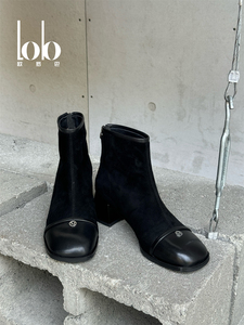 2025 qualité automne/hiver mode <span class=keywords><strong>bottines</strong></span> femmes talons hauts Style épais en <span class=keywords><strong>cuir</strong></span> véritable hauteur augmentant le <span class=keywords><strong>talon</strong></span> Durable - Product Image 5