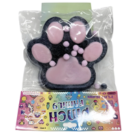 TPR souple 4.3 pouces gros Mochi Squishy jouet Jumbo chat patte Taba Squishy chat patte Super doux presser pincer Fidget jouets