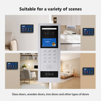 Système de communication de gestion des appels sans fil 4G et prise en charge multi-locataires, interphone IP 7 pouces pour les grands complexes