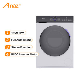 เครื่องซักผ้าฝาหน้าแบบมืออาชีพ 6 กก. ลดราคาขายออนไลน์ 7 กก. 10 กก. 12 กก. แบบพกพา พร้อมเครื่องอบผ้า สำหรับใช้ในครัวเรือน - Product Image 1