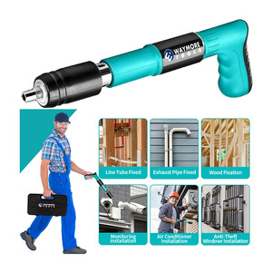 Pistola de Clavos Neumática Portátil Mini, Taladro Atornillador Eléctrico y Grapadora Neumática para Paneles de Yeso, Silenciosa, para Techos, con Bajo Nivel de Ruido - Product Image 2