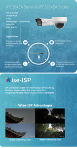 Caméra réseau bullet 8MP MultView Wise-lSP VF IR, alimentation PoE 12V DC, une IP avec deux canaux, double microphone intégré - Product Image 3