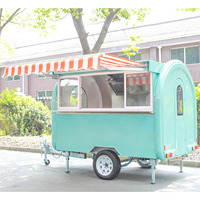 Bar mobile personnalisé, café, crème glacée, remorque entièrement équipée, camion de nourriture mobile pour hamburgers, pizzas, hot-dogs, barbecue, crêpes à vendre