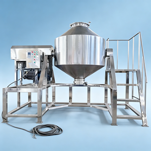 Mezcladora de Polvo Multiusos, Mezcladora Industrial con Tambor de Acero Inoxidable para Mezclar Jabón Líquido, Fertilizantes y Té - Product Image 2