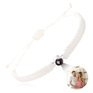<span class=keywords><strong>Pulsera</strong></span> de Proyección Geométrica Personalizada con Envío Directo, Ajustable, con 'Te Amo' en 100 Idiomas, Amuleto de Moda Personalizado y Moderno - Product Image 4