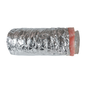 Gaine flexible en aluminium isolée en fibre de verre R6 R8 pour la climatisation - Product Image 5