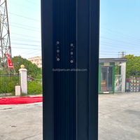 Portes pliantes à panneaux de verre en alliage d'aluminium au design moderne avec charnières de quincaillerie Stores de portes pliantes Raccords pour villas