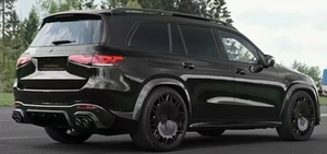 Kit de carrosserie large de becquet de diffuseur de lèvre avant en Fiber de carbone de Style <span class=keywords><strong>BRABUS</strong></span> pour pièces extérieures de mise à niveau Mercedes Benz GLS - Product Image 4