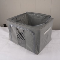 2 paquets de sacs de rangement pliables en tissu non tissé, en acier, pour vêtements, literie, grande capacité, carrés, écologiques, pour le rangement à domicile
