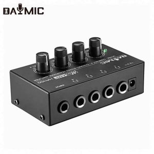OEM DAYMIC Venta al por mayor de fábrica Mini profesional Divisor de auriculares de 4 canales para monitorización Ha400 Amplificador de cable portátil - Product Image 4