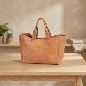 Bolsos de Mano de Cuero 100% Genuino con Cierre de Cremallera, Gran Capacidad, Duraderos, Ecológicos, Bolsos de Moda para Mujer, Venta al Por Mayor - Product Image 1