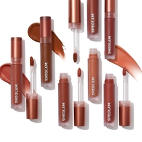 Rouge à lèvres liquide mat, fini velours, résistant aux taches, fabrication de maquillage vegan et sans cruauté animale, marque privée OEM ODM, studio professionnel