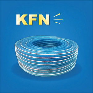 KEMANFLEX KFN Nylon Reinforced PVC <b>Hose</b> Flexible Water Garden <b>Hose</b> 3/8 Inch <b>50m</b> Outdoor Use - Product Image 1