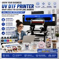 Imprimante UV DTF de production d'étiquettes de bouteilles personnalisées de haute efficacité de 60 cm de large, qualité supérieure