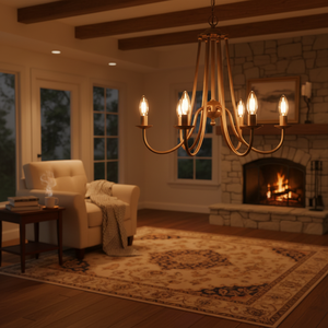 BOX 4 Faretto a filamento LED 4 W, candela, luce ambra 2700K, E12, VOLTECK - Product Image 3