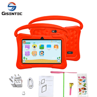 Tablette PC Wi-Fi 7 pouces pour enfants, Android 15, 4+64 Go, pour l'éducation scolaire, avec étui de protection anti-chute – Vente en gros
